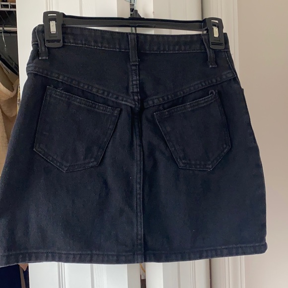 Bodycon High Waisted Denim Skirt - Picture 2 of 3